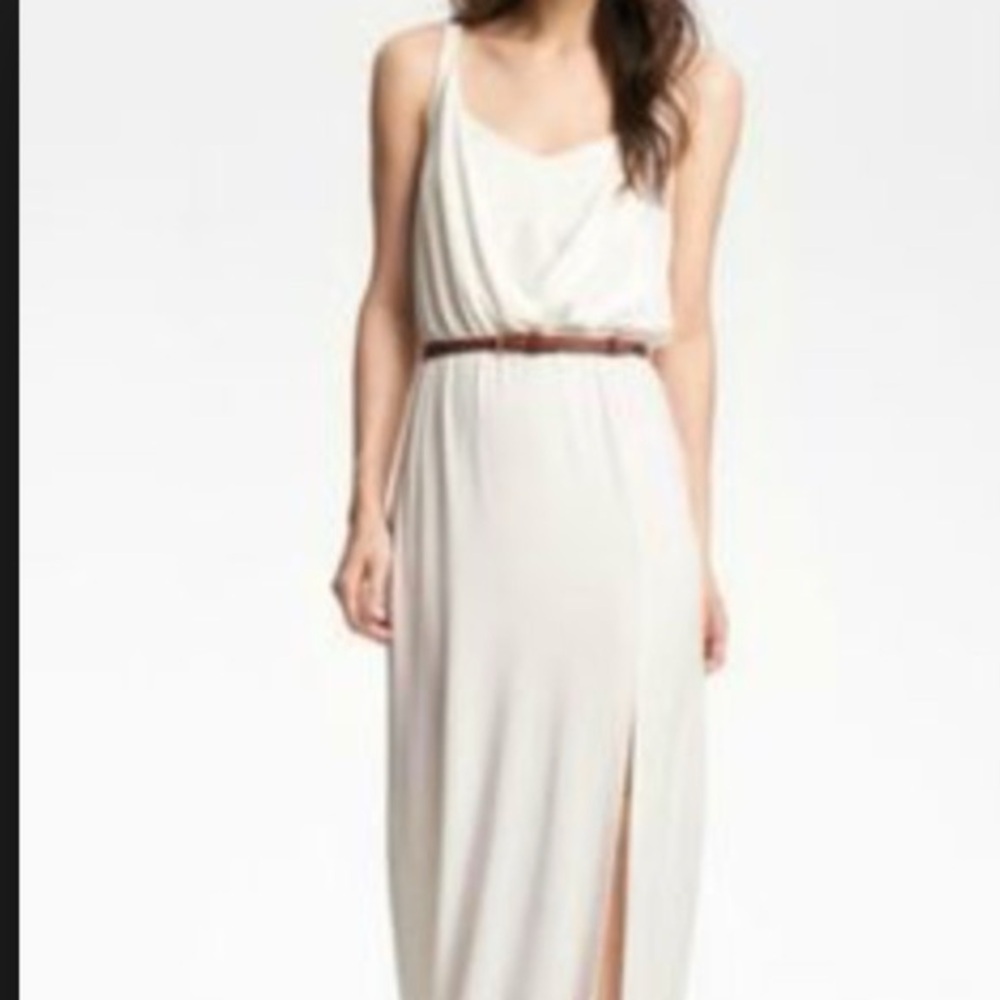 Elegant Cream Ivory Tart Isobel Maxi Dress size small